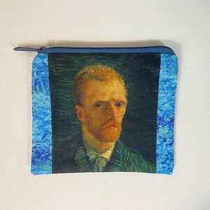 Vincent Van Gogh Coin / Cosmetic / Card / Phone Purse - New - 6.5 in. x 5.5 in.